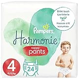 Pampers Pants Windeln Größe 4 (9-15k), Harmonie, 24 Windeln, Schonung der empfindlichen...