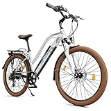 BLUEWHEEL 26' innovatives City E-Bike Deutsche Qualitätsmarke bis 150 km Reichweite & App...