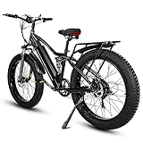 YANGAC E Bike Herren 26'', E Mountainbike mit 48V/17Ah Lithium-Akku | 816Wh, SUV...