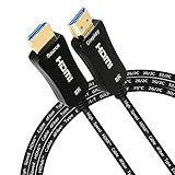 iBirdie 8K Glasfaser HDMI 2.1 Kabel 90 m in Wand CL3 bewertet (8K60hz 4K120hz HDCP 2.3 2.2...