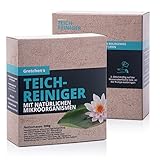 Gretchen - Teichreiniger Bio 200 g (Pulver) - Teichreinigung für klares Wasser...