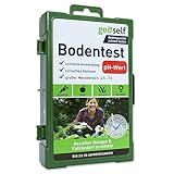 pH-Bodentest zur Ermittlung des Kalkbedarfs – pH Bodentester für bis zu 30 Anwendungen...