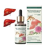 Liver Health - 1/2/3pcs TinaHerbs Milk Thistle & Cordyceps Drops, 30ml Milk Thistle Drops,...