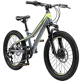 BIKESTAR Alu Mountainbike Jugendfahrrad 20 Zoll ab 6-9 Jahre Hardtail | 7 Gang Shimano...