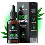 Blattwerk CBD Öl 20% - Vollspektrum Extrakt CBD Tropfen - Deutsche Qualitätsmarke -...