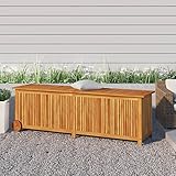 JUNZAI Gartentruhe, Auflagenbox, Aufbewahrungsbox Garten, Gartenbox, Gartenkiste,...