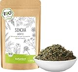 Grüner Sencha Tee BIO 250 g I lose und geschnitten I aromatischer bio Sencha Grüntee I...