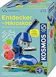 KOSMOS 636050 Entdecker-Mikroskop, Experimentierkasten für Kinder, Schüler Mikroskop,...