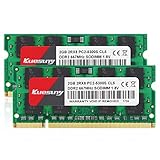 Kuesuny 4 GB Kit (2 x 2 GB) DDR2 667 MHz Sodimm Ram PC2-5300 PC2-5300S 1,8 V CL5 200 Pin...