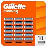 Gillette Fusion 5 Rasierklingen, 18 Ersatzklingen für Nassrasierer Herren mit 3-fach...