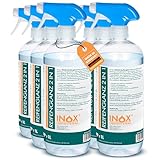 INOX® Reifenglanz - 6x1L Auto Kunststoffpflege & Gummipflege für Außen - Schwarz -...