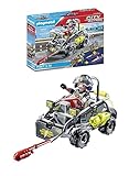 PLAYMOBIL City Action 71147 SWAT-Multi-Terrain-Quad, verwandelbares SEK Speedboot,...