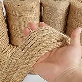 Garten Schnur 1–14 mm natürliche Jute-Schnur, Jute-Seilschnur, Schnur, Sackleinen, for...