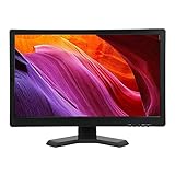 Qiilu 21,5-Zoll-LED-Farbmonitor HD-Bildschirmanzeige 1920 X 1080 VGA HD Multimedia AV BNC...