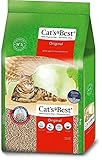 Cat's Best Original Katzenstreu, 100 % pflanzliche Katzen Klumpstreu mit maximaler...