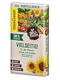 Floragard Bio-Erde Vielseitig 1x50 Liter - Universalerde für alle Pflanzen drinnen und...