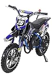 Actionbikes Motors Kinder Crossbike Gepard 2-Takt 49ccm | Bis 35 Km/h - 2 Liter Tank -...