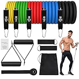 Resistance Bands Fitnessbänder Set Widerstandsbänder - Expander Tubes Rubber Bands...