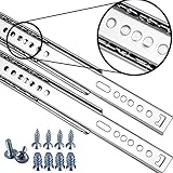 Schubladenschienen 2 STÜCK Teilauszug Rollenauszug Kugelführung H: 27 / L: 342 mm