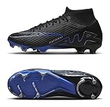 Nike Herren Academy Fussballschuh, Black/Chrome-Hyper Royal, 47 EU