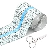 DAWRIS Wasserdicht Transparent Bandage,10cm x 10m Duschpflaster Wasserfest,Tattoo...