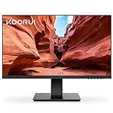 KOORUI 24 Zoll Monitor Full-HD, 75 Hz, 5ms, Eye Comfort, sRGB 99% Farbumfangs,(1920 x...