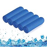 Meisax 5 Stück Kühlendes Handtuch, Kühlhandtuch Cool Towel, Sport Mikrofaser Handtuch...