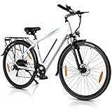 AOIHO E Bike, 28' E Bike Herren, Elektrofahrräder City E Bike Damen mit 48V 499.2Wh Akku,...