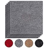 andiamo Teppichfliesen selbstklebend, Filzfliesen, 40 x 40 cm - Set, flach,...
