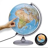 Interkart Orbit Globes & Maps - Leuchtglobus - 30cm Globus mit stabilem Standfuß,...