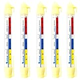 Lantelme Kühlschrankthermometer Set analog 21cm Gefrierschrankthermometer für Eisfach,...