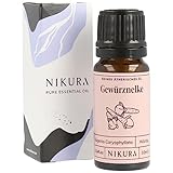 Nikura Nelkenöl - 10ml | Gewürznelke Ätherisches Öl | Perfekt für Diffusoren,...