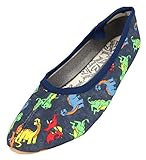 Beck Unisex Kinder Dinosaurus Gymnastikschuhe, Blau, 27 EU