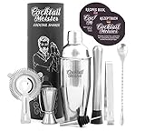 CocktailMeister Premium Cocktail Shaker Set_, Professional Cocktail Mixing Set, Cocktail...