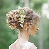 Haarkamm Haarschmuck Metall Haarkamm Hochzeit Blumen Kopfschmuck Blumen Haarspangen...