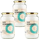 Bio Kokosöl CocoNativo -3x1000mL(1L)- Bio Kokosfett, Kokosnussöl, Premium, Nativ,...