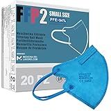 20 FFP2/KN95 Maske CE Zertifiziert Kleine Größe Small, Medizinische Mask mit 4 Lagige...