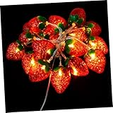 GALPADA USB Betriebene Erdbeer Lichterkette LED für Mädchenzimmer Wohnzimmer Partys...