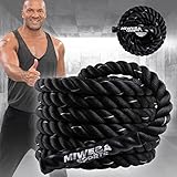 Miweba Sports Battle Rope BR-100 | 9m / 12m - Trainingsseil - Schlachtseil - Schwingseil -...