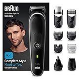 Braun All-In-One Bartpflege Bodygroomer Set, Barttrimmer, Trimmer/Haarschneider Herren,...