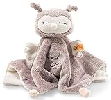 Steiff Ollie Eule Schmusetuch - 26 cm - Kuscheltier für Babys - Soft Cuddly Friends -...