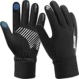 Wasserdicht Fahrradhandschuhe, Winterhandschuhe Herren Damen Touchscreen Handschuh...