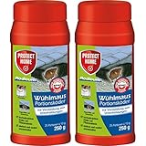 SBM Protect Home GARDOPIA Sparpaket: 2 x 250g Rodicum Wühlmaus Portionsköder + Gardopia...