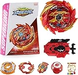 LUFEIS Bey Burst Turbo Blade Set, Metall Fusion Kampfkreisel, mit Launcher Griff