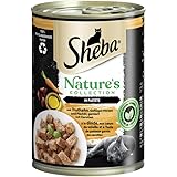 Sheba Katzenfutter Nassfutter Nature's Collection in Pastete mit Truthahn Geflügel-Herzen...