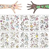 simyron Tattoo Kinder, Einhorn Tattoos Set,Temporäre Tattoos Kinder Aufkleber,...