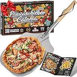 heidenfeld Pizzaschieber Catania | Pizzaschaufel - 30.5 x 30.5 cm Fläche - Aluminium...