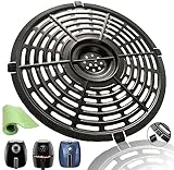 Gtiyzfae 3,7 QT Runde Luftfritteuse Zubehör Grillpfanne für Chefman/PowerXL/Gowise/Crux...