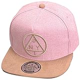 Belsen Kind Hip-Hop Dreieck Muster Cap Baseball Hut (Rosa)