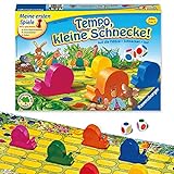Ravensburger Kinderspiel 21420 - Tempo kleine Schnecke - Das spannende Schneckenrennen,...